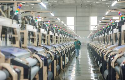 百川彩紡科技 節(jié)后全力抓生產(chǎn)趕訂單，奮力沖刺紡織業(yè)“開門紅”